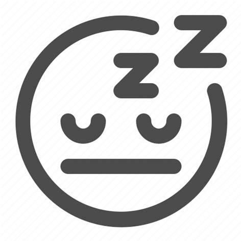 Emoji Emoticon Sleeping Tired Zzz Icon