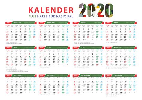 Kalender 2020 Lengkap Hari Libur Nasional Indonesia Jawa Otosection