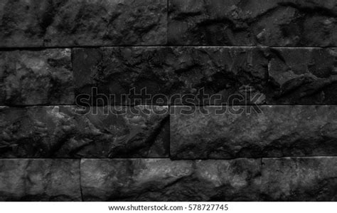 Black Granite Brick Seamless Texture Background Stock Photo 578727745