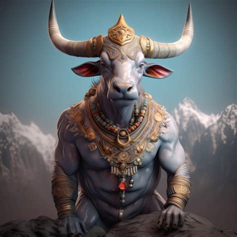 Nandi The Divine Bull Lord Shiva Bull Nandi Maharaj Holy Nandi Divine