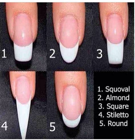 Whats Your Shape Acrylic Nail Shapes Nails Nail Shapes