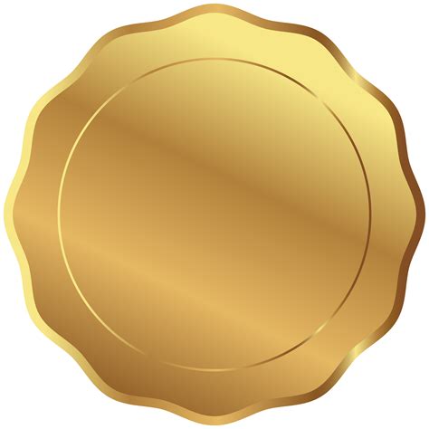 Gold Badge Png