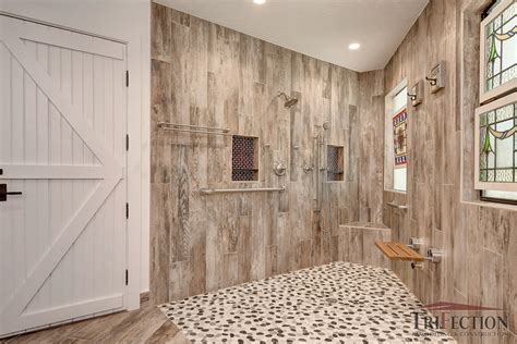 Walk In Shower Ideas With Half Wall When Planning Shower Spaces With