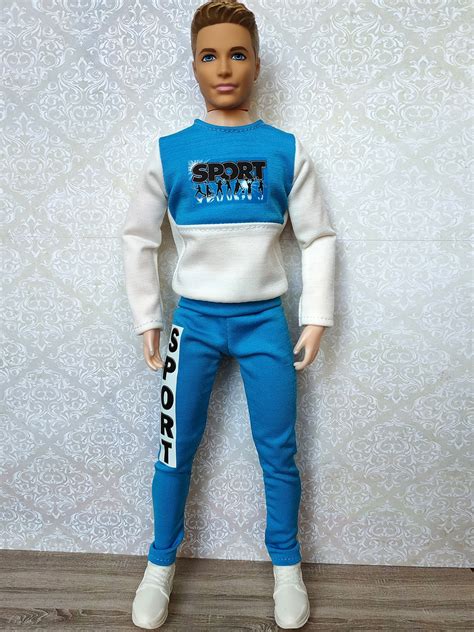 Ken Clothes Ken Sweater And Pants Ken Doll Tracksuit Ken Etsy