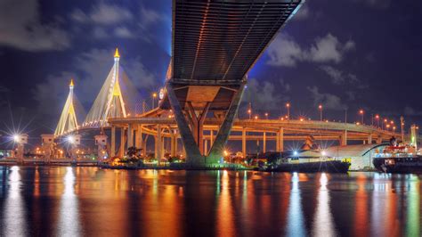 2560x1440 Thailand Bangkok Bridge 1440p Resolution Wallpaper Hd City