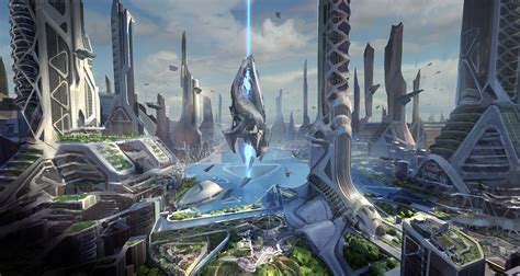Ue4 Sci Fi Cityb By Artofchen