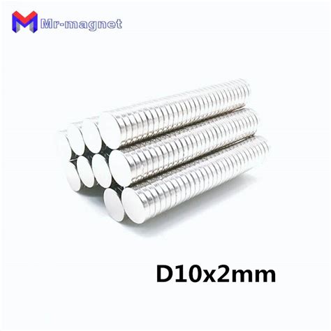 Mr. Magnet 1000pcs 10x2mm N35 magnet 10*2 10mm x 2mm Neodymium magnet projects 10*2mm, d10x2mm ...