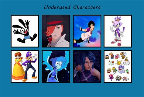 Underused Characters By Sailorrwby On Deviantart