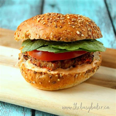 Grilled Turkey Burgers With Spinach And Sriracha Mayo Recipe