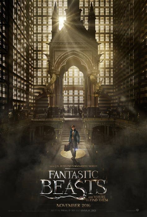 And Here Are The Poster And Announcement Trailer For Fantastic Beasts