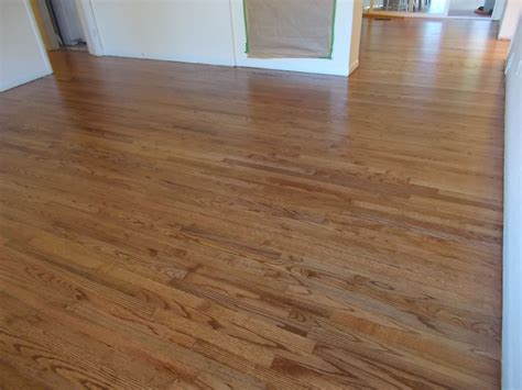 1958 Red Oak Floors Stained With Minwax Early American Satin Finish