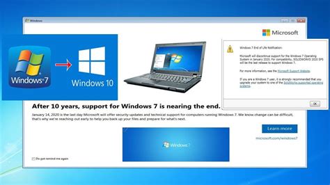 Support For Windows 7 Ends By Jan 2020 Upgrade To Windows 10 Tells