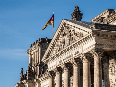 German Parliament Building Reichstag In Berlin Stock Photo Image Of