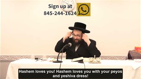 Rabbi Yoel Roth Hashem Loves You Youtube