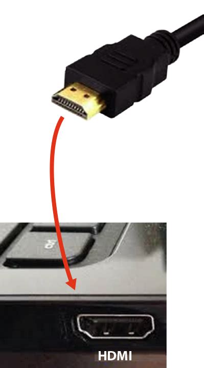 An hdmi cable to connect the two. Connecting my laptop to AV systems | eSolutions