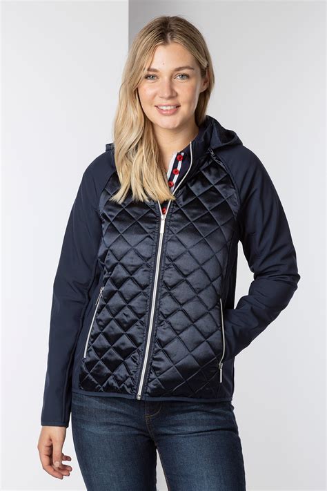 Ladies Hybrid Quilted Jacket Uk Womens Quilted Coat Rydale