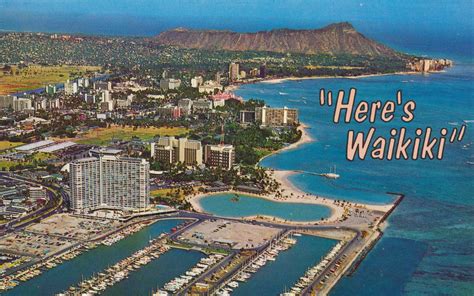 Heres Waikiki Hawaii Aerial View Of The Fabulous Waikiki Flickr