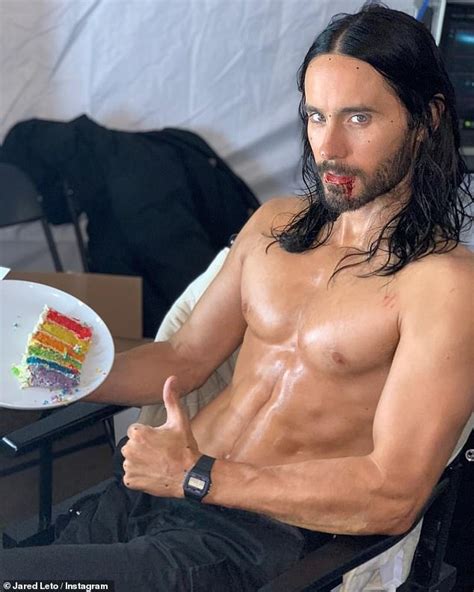 Jared Leto Shows Off His Ripped Torso In A Shirtless Instagram Photo From The Set Of Morbius