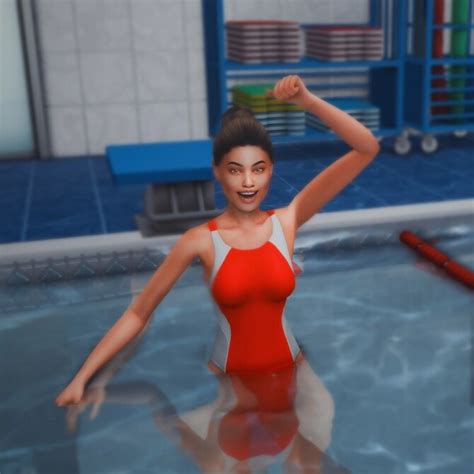 Swimming Pose Pack At Katverse Sims Updates