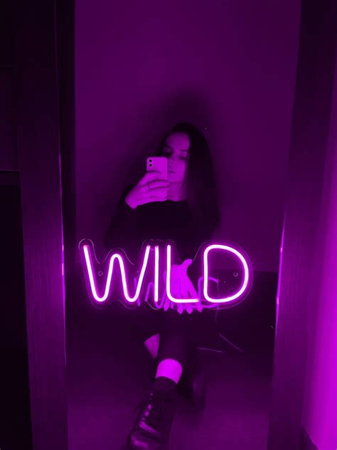 Stay Wild Neon Sign Wild Led Neon Sign Custom Wild Led Sign Etsy