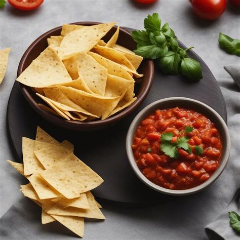 Premium Ai Image Chips And Salsa Mexican Food