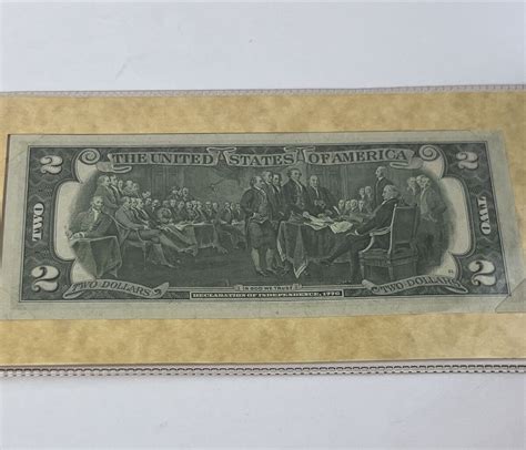 Americas Two Dollar Bicentennial Commemorative Bill First Day Issue 4
