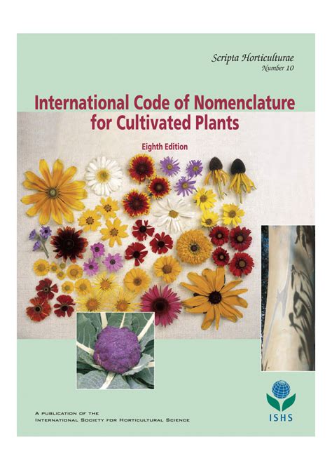 Pdf International Code Of Nomenclature For Cultivated Plants Ed 8
