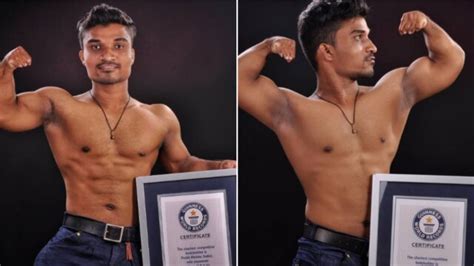 Meet Prateek Mohite Worlds Shortest Bodybuilder Who Is Only 103 Cm Tall