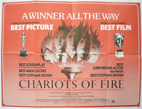 This version of chariots of fire, personally remastered by vangelis, is a welcome edition to be sure. Chariots Of Fire - Original Cinema Movie Poster From ...