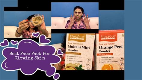 Elecious Orange Peel Powderelecious 100 Natural Multani Mitti Powder