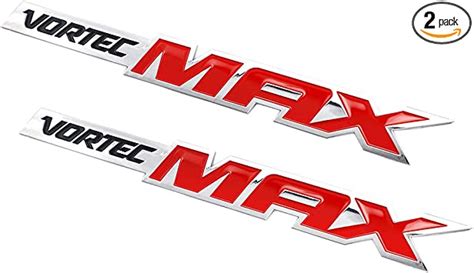2x Vortec Max Door Emblem Badge Sticker For Chevrolet Silverado Sierra