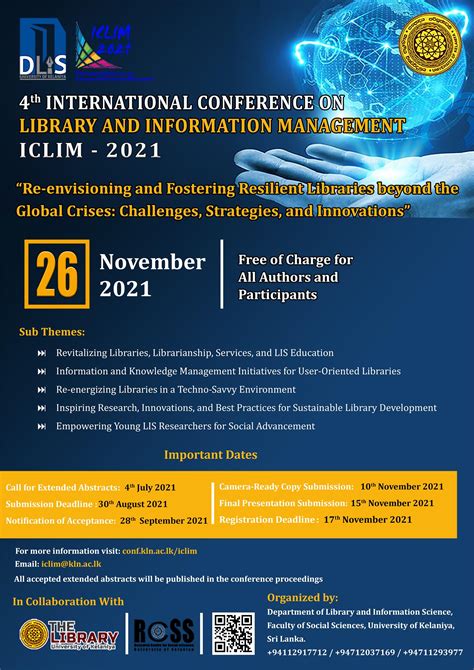 Call For Extended Abstracts For 4th International Conference On Library