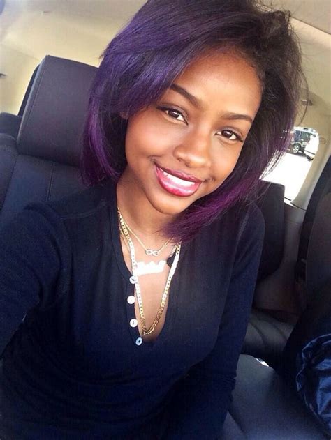 It has always been bigger than wanting our hair done for vanity the diversity of hair textures and hairstyles runs deep in the black community. Top 13 Cute Purple Hairstyles for Black Girls this Season