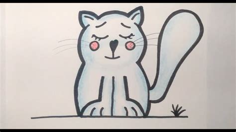 How To Draw A Kitten Como Desenhar Um Gatinho Youtube