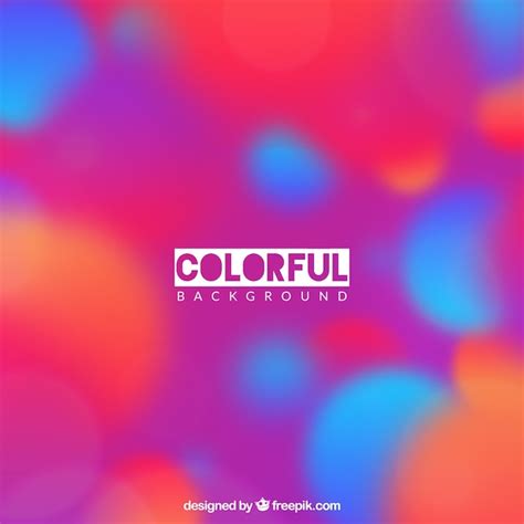 Fondo En Estilo Colorido Vector Gratis