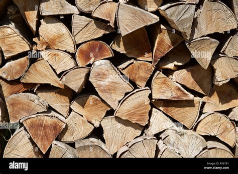 Pile Of Chopped Firewood Stock Photo Alamy