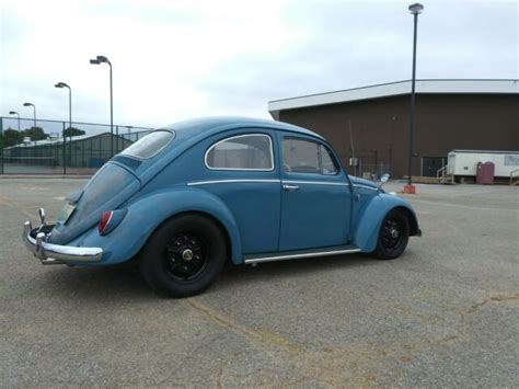 1963 Volkswagen Vw Beetle Bug Gulf Blue Nice Restored Pan New Engine