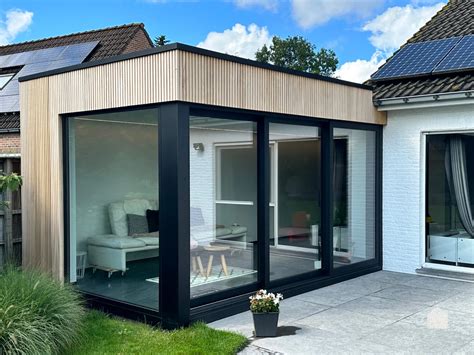 tuinkamer thermo ayous als woonuitbreiding gavere wooden quality creations