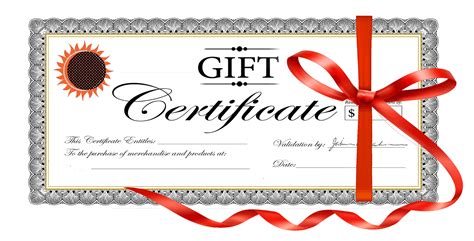 gift certificate templates excel  formats