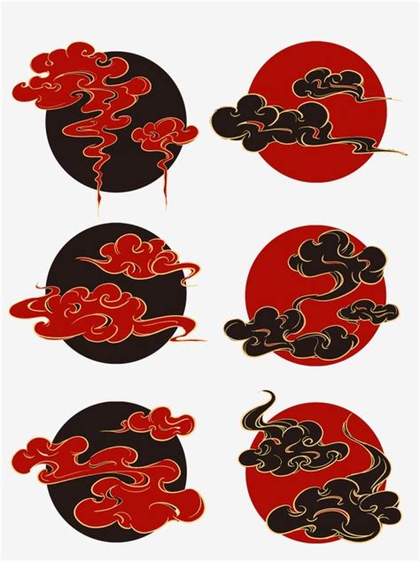 Sweet faerie and shy nymph? Cloud Japanese Tattoo Background Patterns - Tattoos Gallery