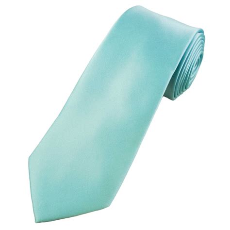 Plain Magic Mint Satin Tie From Ties Planet Uk