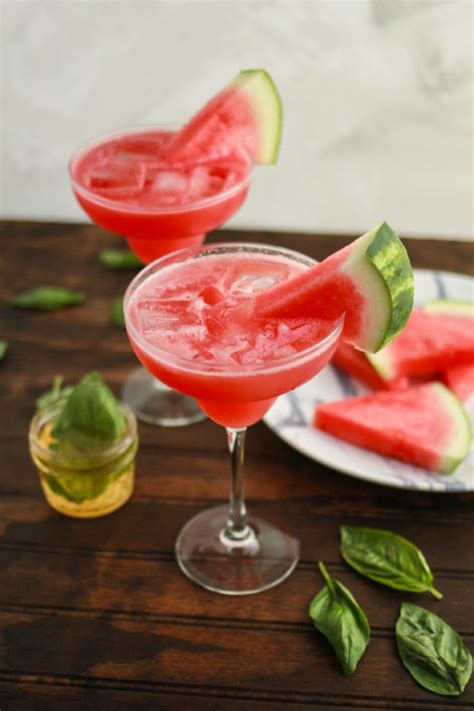 Watermelon Basil Margaritas And Chill Lilies And Loafers
