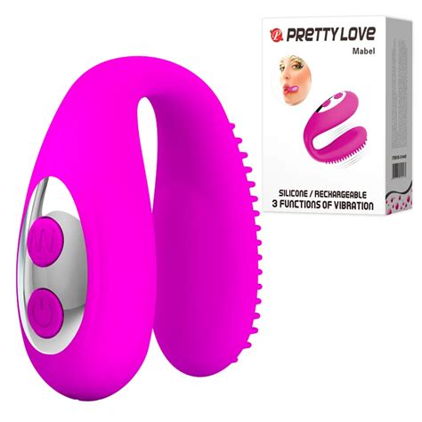 Pretty Love 3 Function Lip Tongue Mouth Vibration Oral Ring Massager