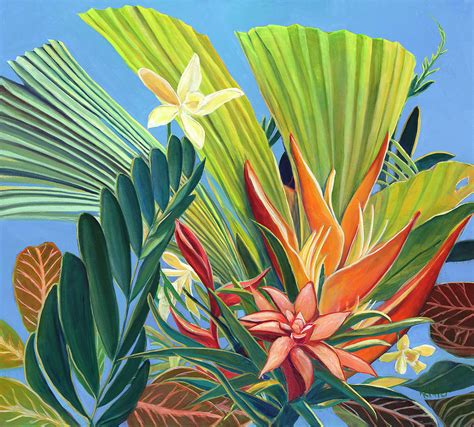 Modern Tropics Painting By Kathleen Keliher Fine Art America
