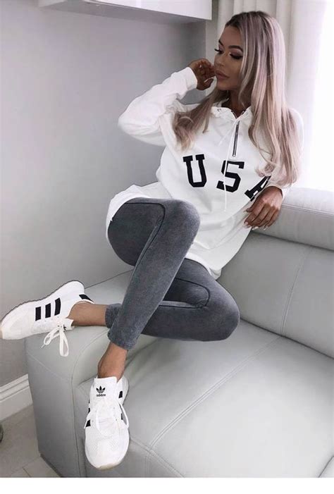 Cool 46 Cute Sporty Outfits Ideas Try This Fall Cute Sporty Outfits Comfy Fall Outfits Cute