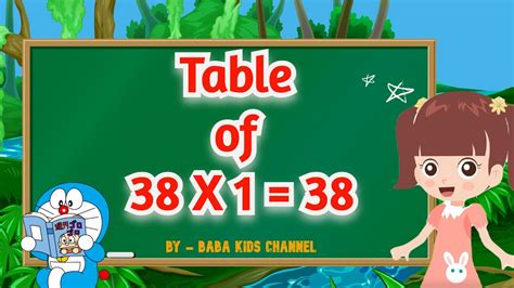 Table Of 38 Learn Multiplication Table Of 38 38 Ka Table 38 Ka