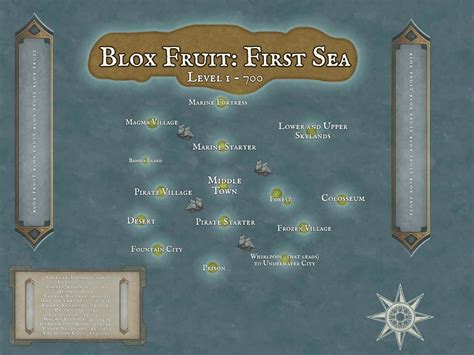 Blox Fruits Map 2023