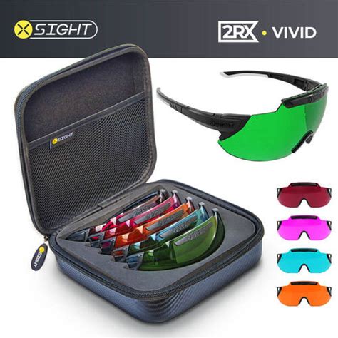 X Sight 2rx Shooting Glasses Vivid Set With 5 Lenses