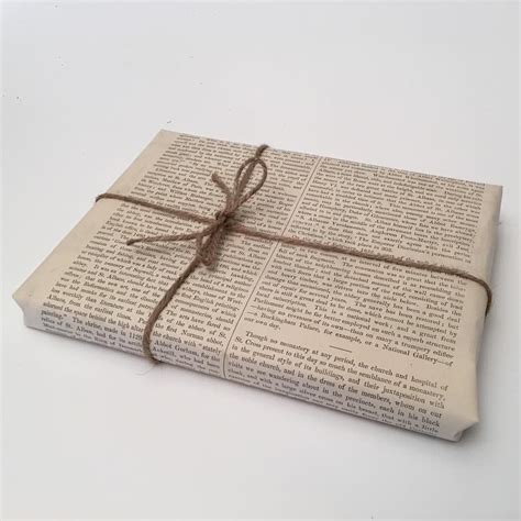 A Newly Handmade Book Wrapped Up And Ready To Make Its Way To Its New