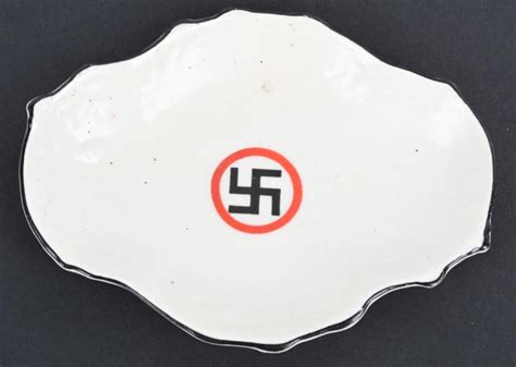 Bid Now Wwii Nazi German Nsdap Supporters Porcelain Plate December 6